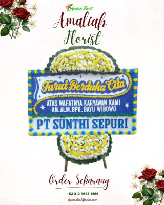 Papan Bunga Duka di Kamang Baru